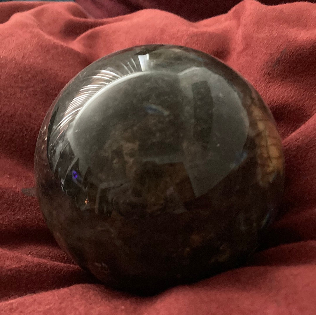 Labradorite sphere crystal